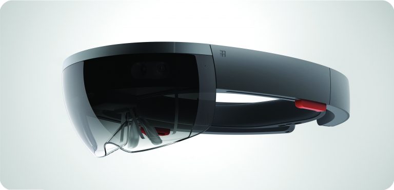 Visuel promotionnel du HoloLens 1