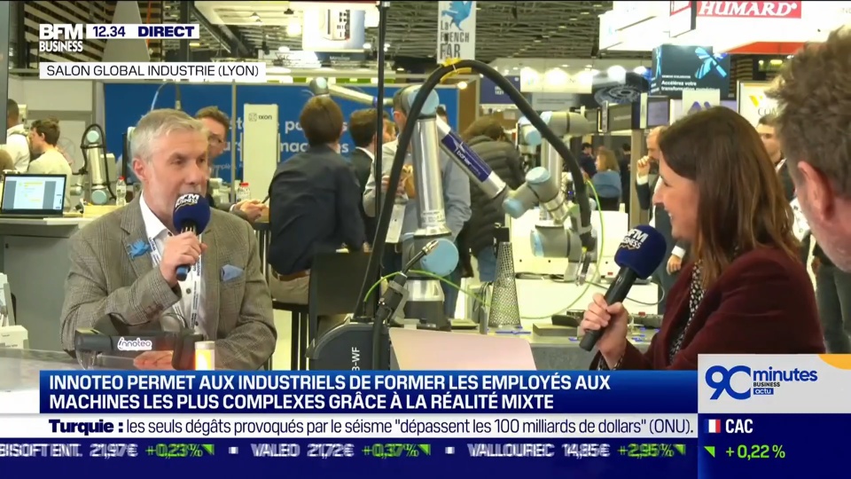 Innoteo sur BFM Business au Global Industrie